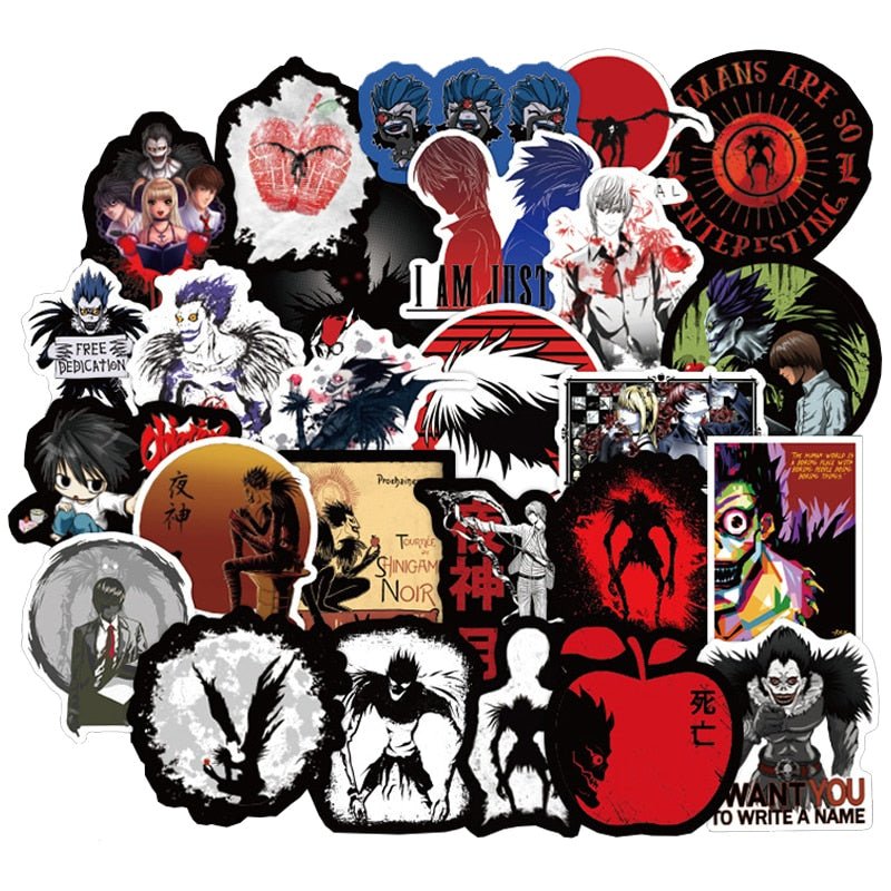 Death Note Stickers  Anime Stickers 50pcs – Blue BØX
