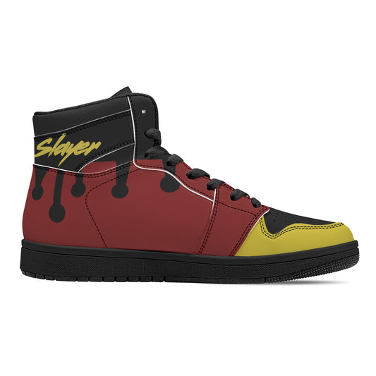 Doma - Demon Slayer | Womens Black High Top Leather Sneakers