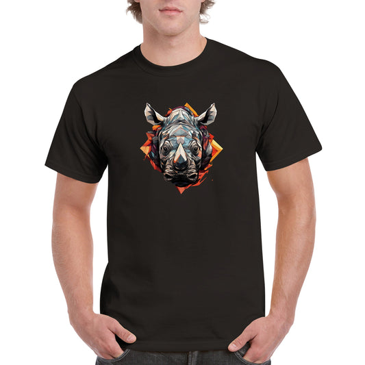 Geometrical Rhino | Unisex T-shirt
