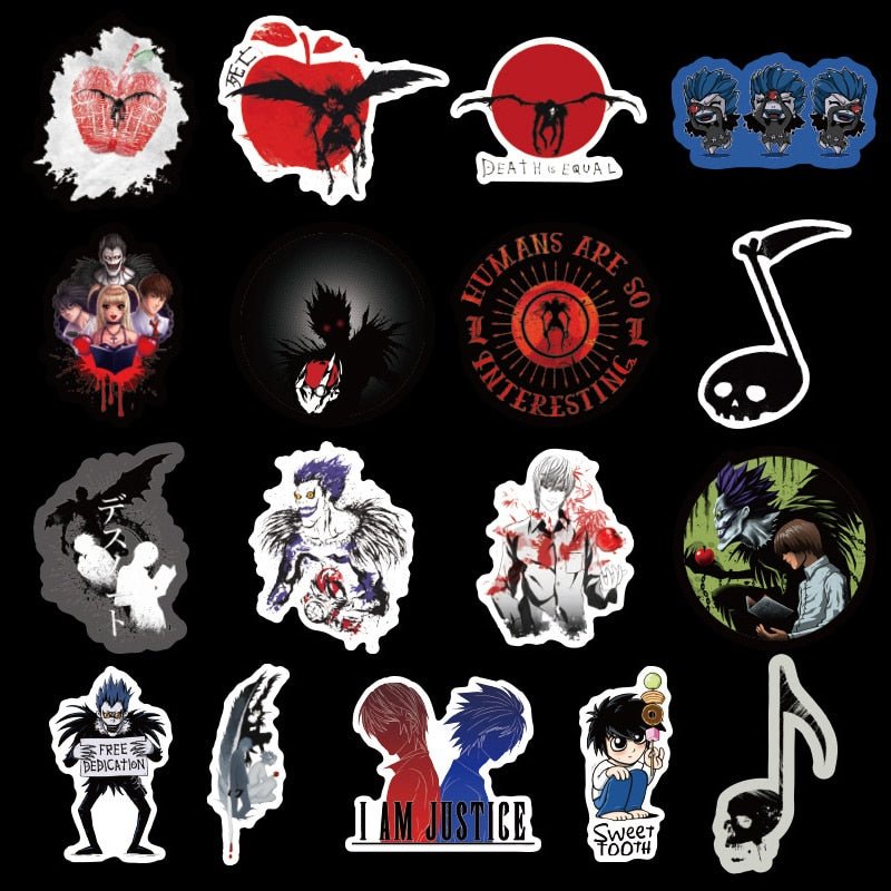 Death Note Stickers  Anime Stickers 50pcs – Blue BØX