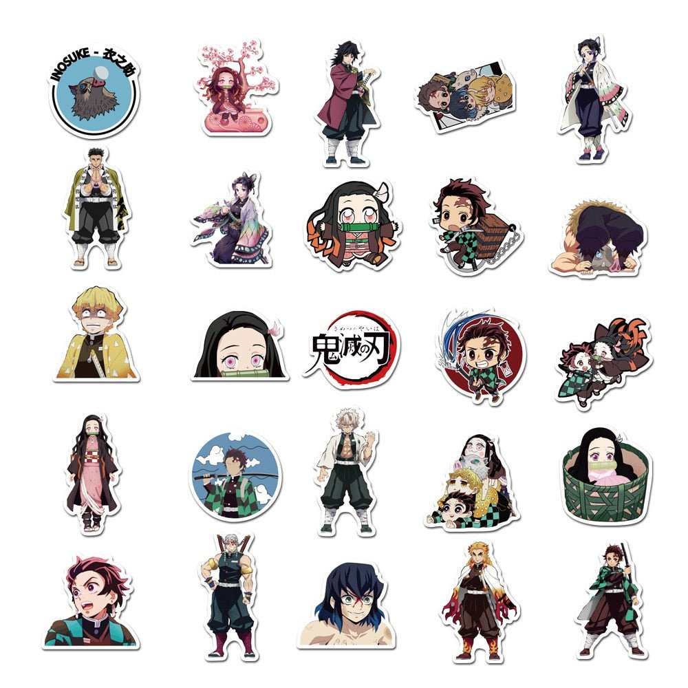 10/30/50/100pcs Vintage ONE PIECE Stickers Anime for Kids Toy DIY  Motorcycle Helmet Phone