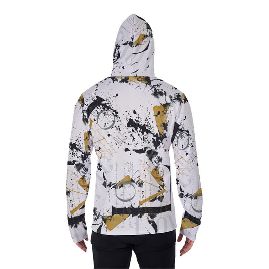 Men's Pullover Hoodie With Mask - Blue BØxYoycol